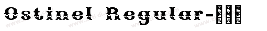 Ostinel Regular字体转换